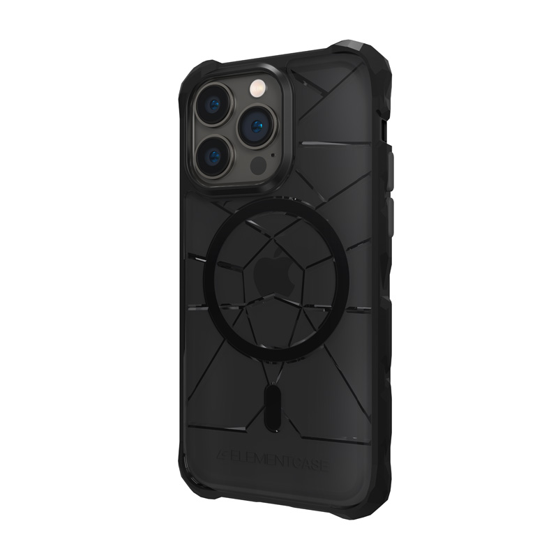 Element Case Special Ops X5 MagSafe - Pancerne etui iPhone 14 Pro Max (Mil-Spec Drop Protection) (Smoke/Black)