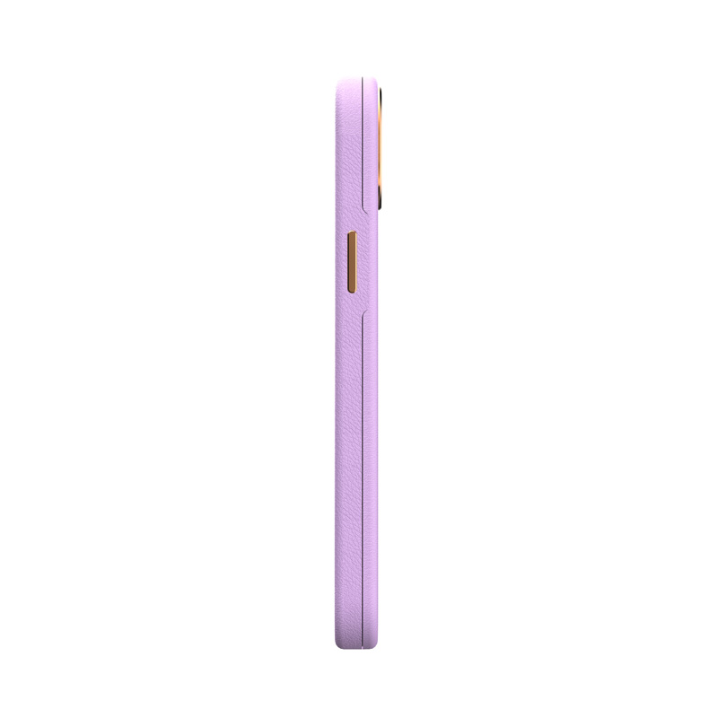 Moshi Napa Slim MagSafe - Skórzane etui iPhone 14 Plus (Lavender Purple)