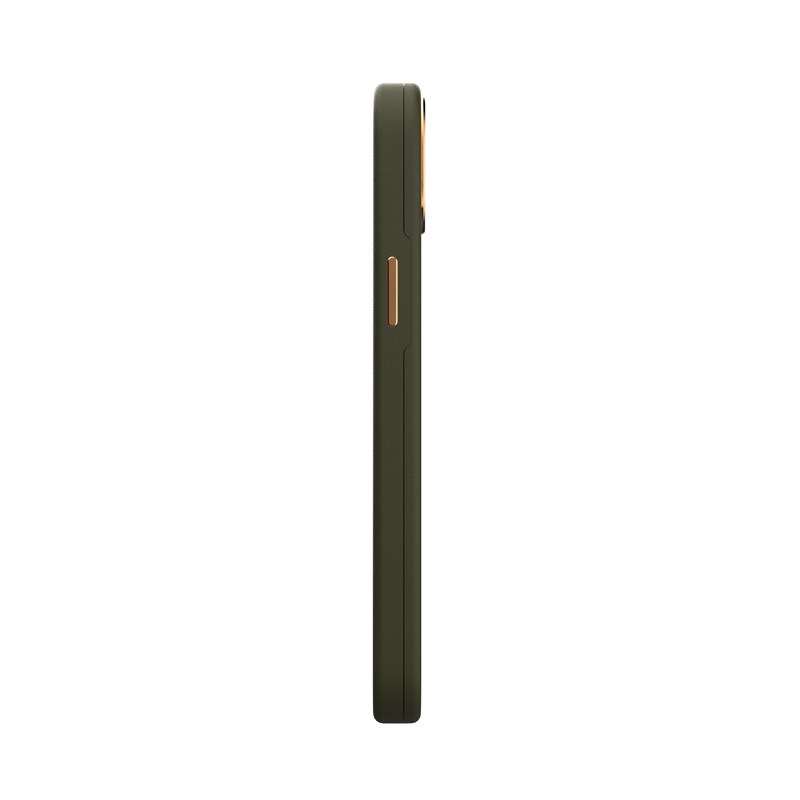Moshi Napa Slim MagSafe - Skórzane etui iPhone 14 Plus (Juniper Green)