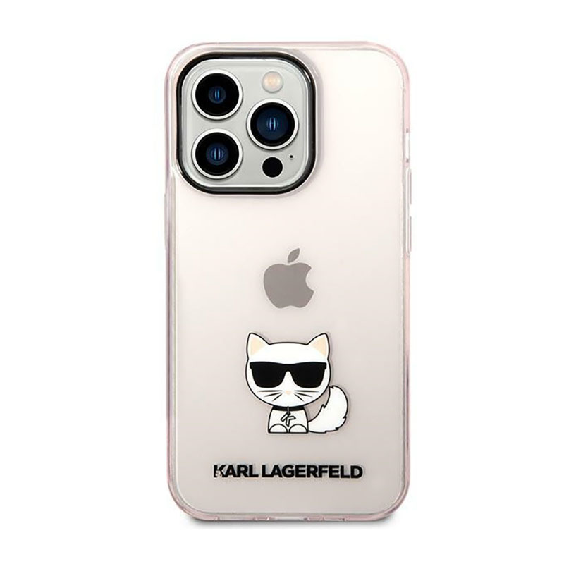 Karl Lagerfeld Choupette Body - Etui iPhone 14 Pro (różowy)