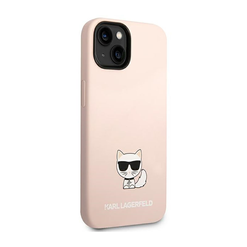 Karl Lagerfeld Choupette Body - Etui iPhone 14 (jasnoróżowy)
