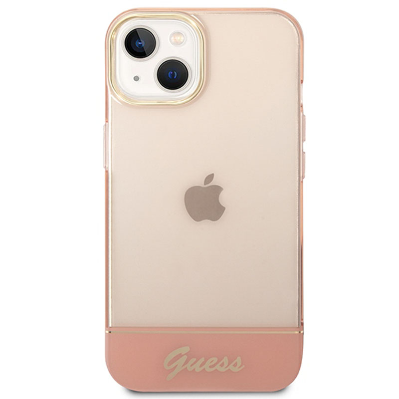 Guess Translucent - Etui iPhone 14 Plus (różowy)