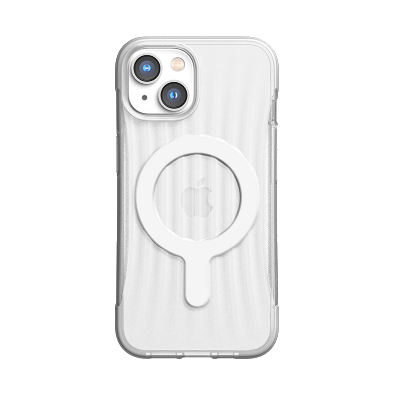 X-Doria Raptic Clutch MagSafe - Biodegradowalne etui iPhone 14 (Drop-Tested 3m) (Clear)