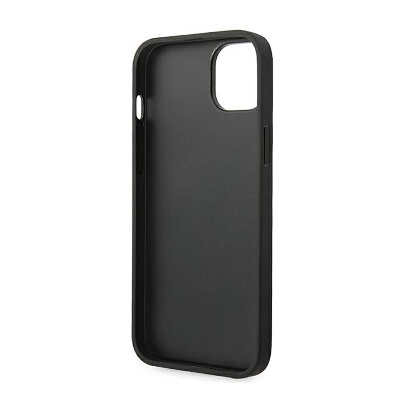 Karl Lagerfeld Saffiano Mono Metal Logo - Etui iPhone 14 Plus (czarny)