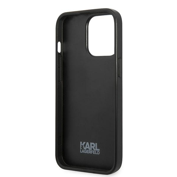 Karl Lagerfeld Iconic Karl Flower - Etui iPhone 13 Pro (szary)