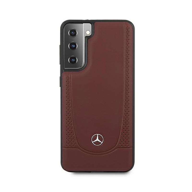 Mercedes Leather Urban Line - Etui Samsung Galaxy S21+ (czerwony)