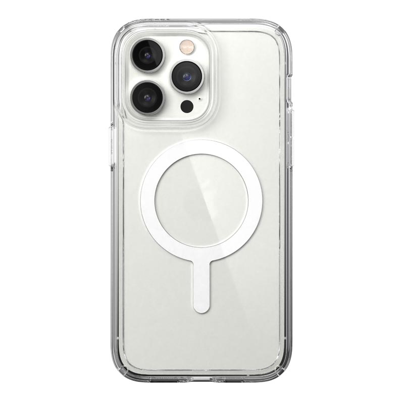 Speck Gemshell + MagSafe - Etui do iPhone 14 Pro Max z połowką MICROBAN (Clear)