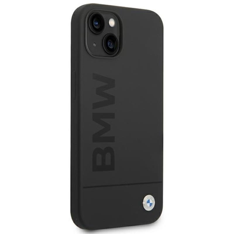 BMW Silicone Signature Logo MagSafe - Etui iPhone 14 Plus (czarny)