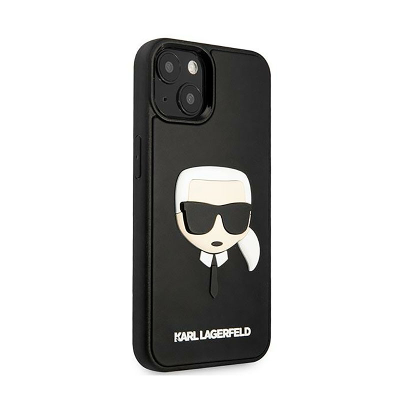 Karl Lagerfeld 3D Rubber Karl`s Head - Etui iPhone 14 (czarny)