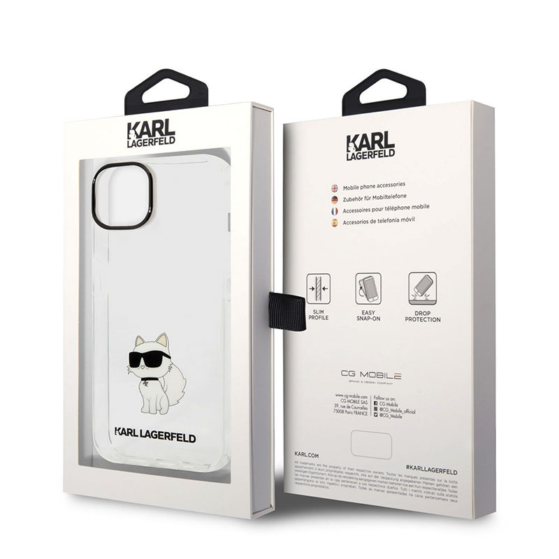 Karl Lagerfeld IML NFT Choupette - Etui iPhone 14 Plus (przezroczysty)