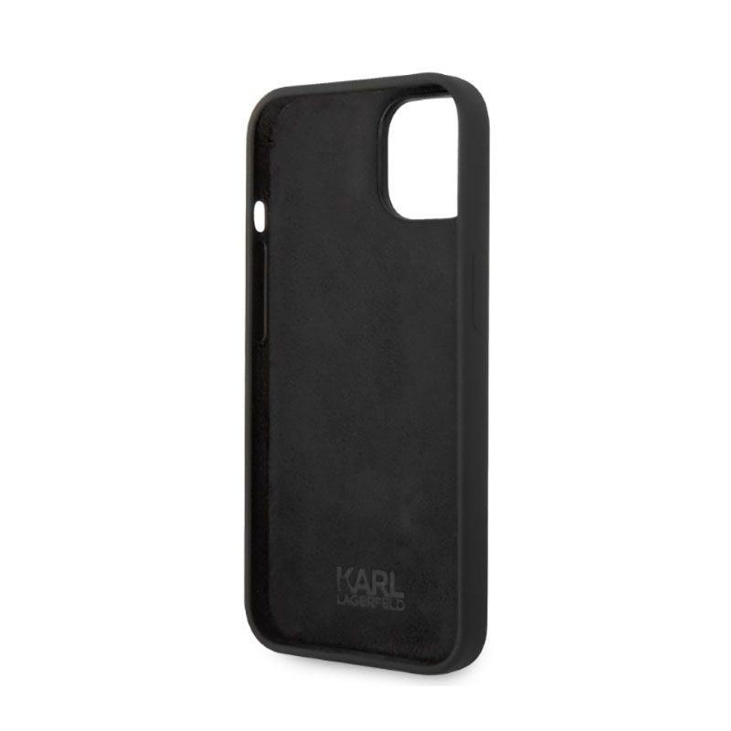 Karl Lagerfeld Silicone NFT Ikonik - Etui iPhone 14 Plus (czarny)