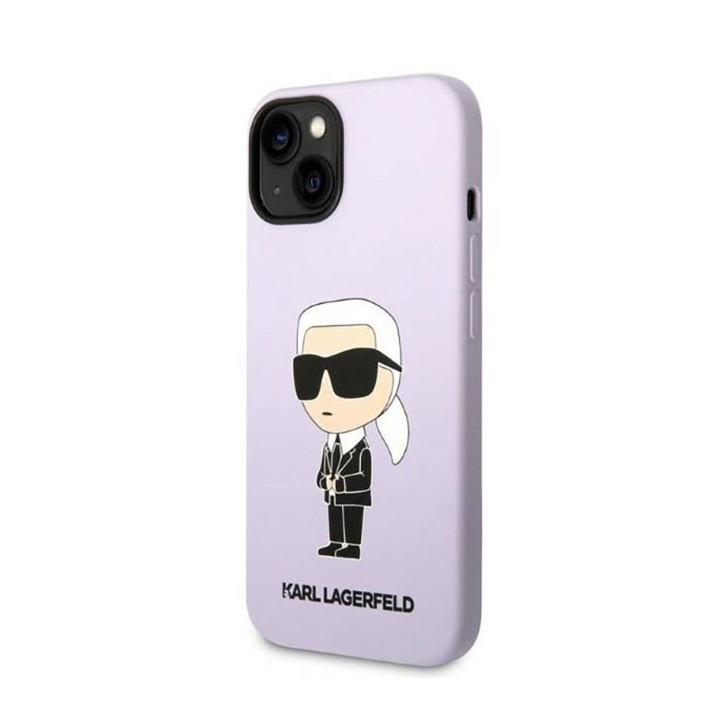 Karl Lagerfeld Silicone NFT Ikonik - Etui iPhone 14 (fioletowy)
