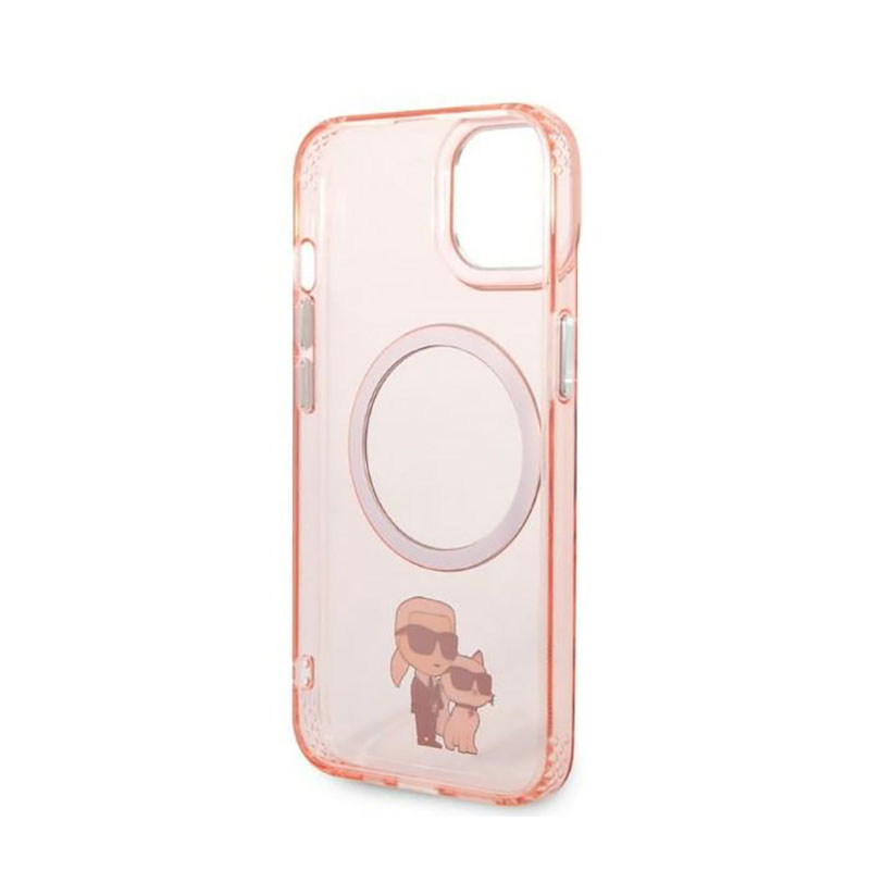 Karl Lagerfeld IML NFT Karl & Choupette MagSafe - Etui iPhone 14 Plus (różowy)