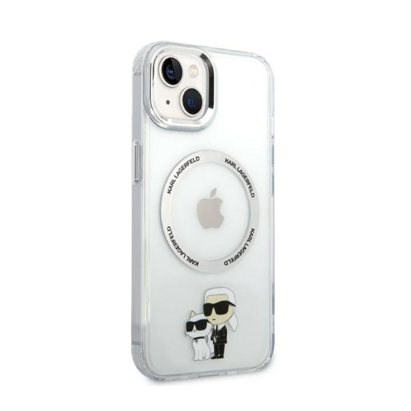 Karl Lagerfeld IML NFT Karl & Choupette MagSafe - Etui iPhone 14 (przezroczysty)