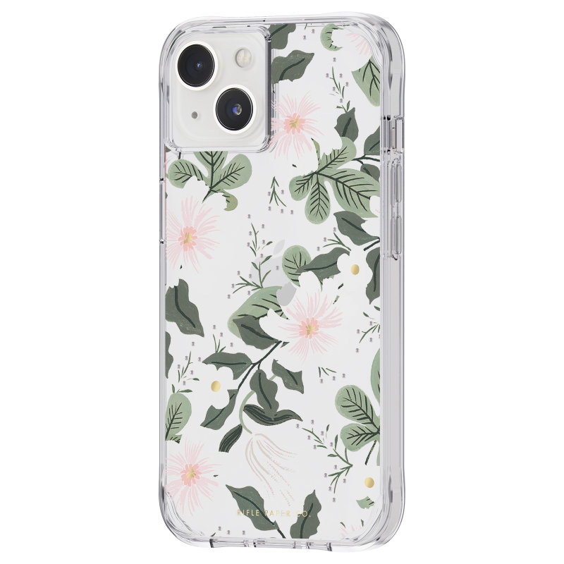 Rifle Paper Clear - Etui iPhone 14 / iPhone 13 (Willow)