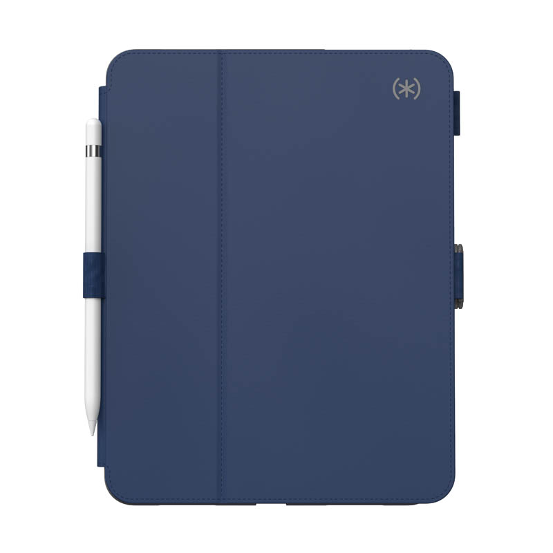 Speck Balance Folio – Etui iPad 10.9" (2022) z powłoką MICROBAN w/Magnet & Stand up (Arcadia Navy/Moody Grey)