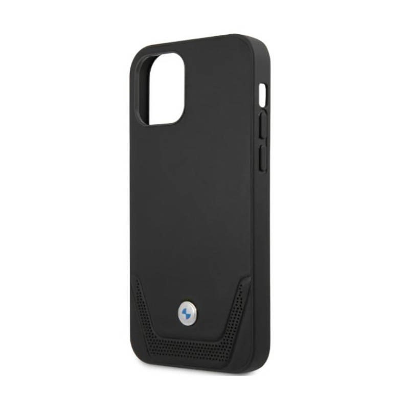 BMW Leather Perforate - Etui iPhone 12 / iPhone 12 Pro (czarny)