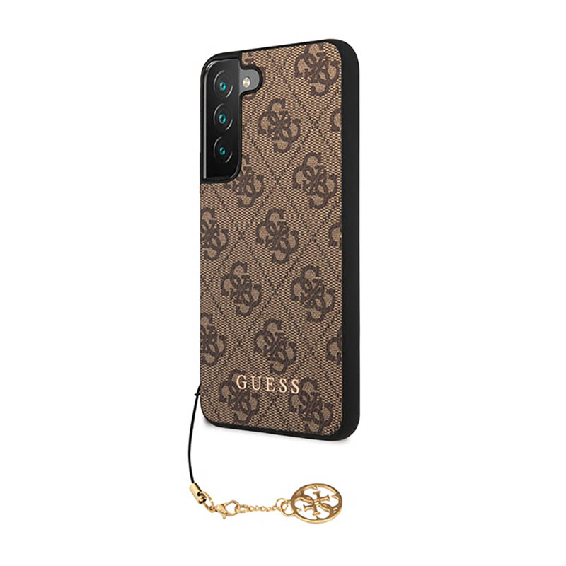 Guess 4G Charms Collection - Etui Samsung Galaxy S23+ (brązowy)