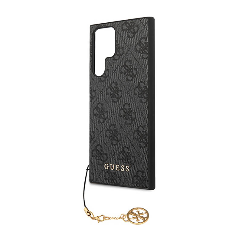 Guess 4G Charms Collection - Etui Samsung Galaxy S23 Ultra (szary)
