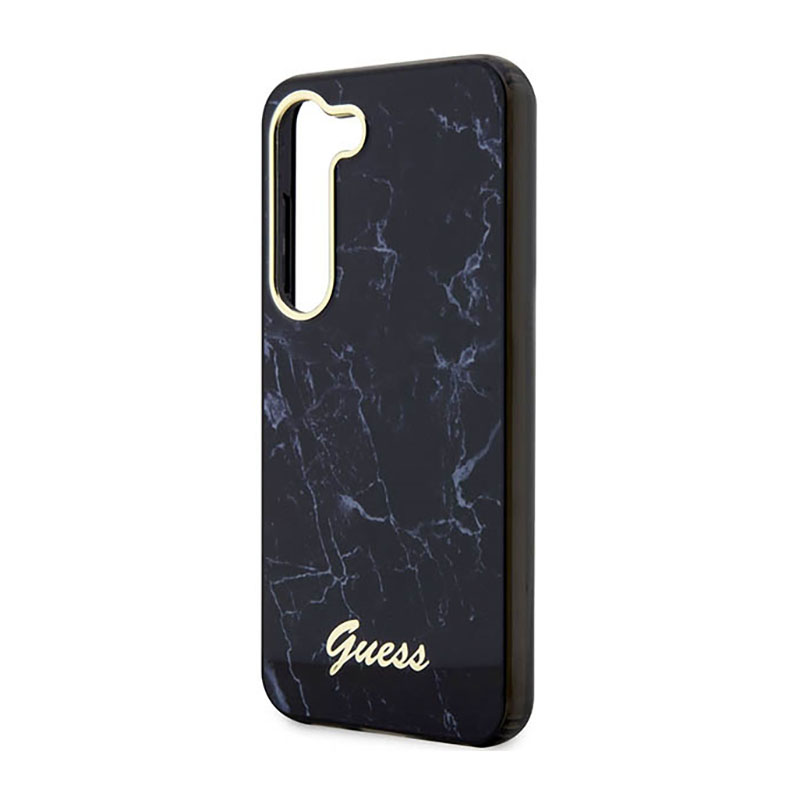 Guess Marble Collection - Etui Samsung Galaxy S23+ (czarny)