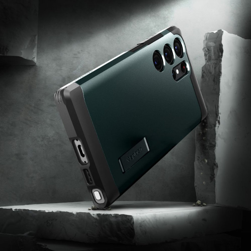 Spigen Tough Armor - Etui do Samsung Galaxy S23 Ultra (Abyss Green)