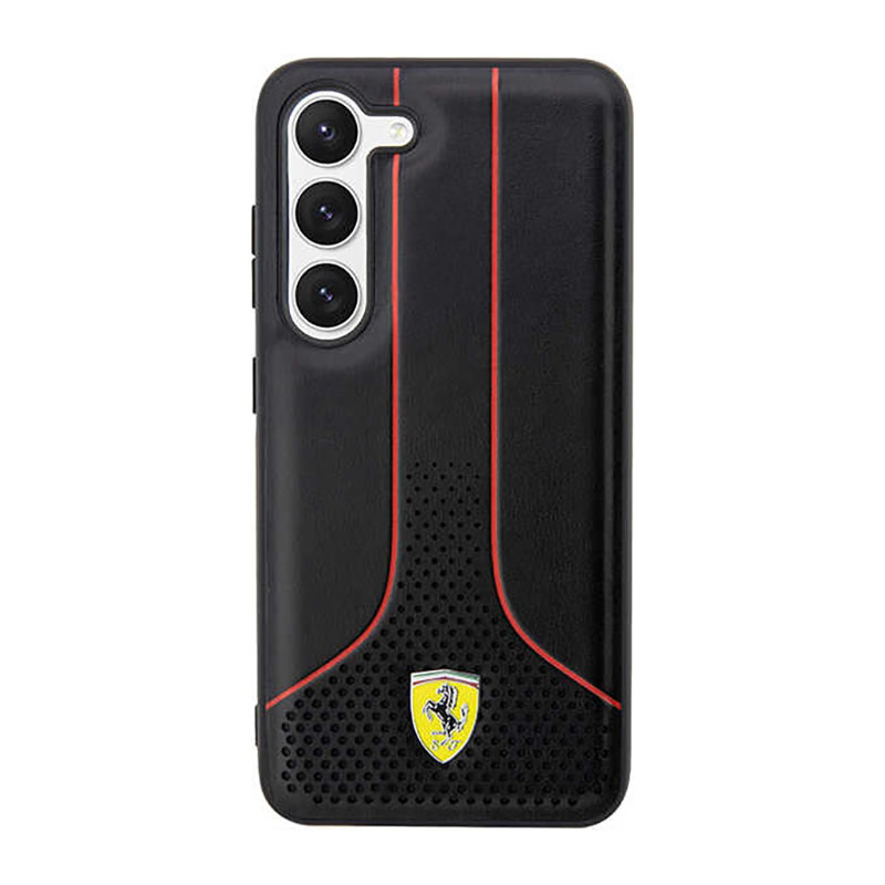 Ferrari Perforated 296P Collection - Etui Samsung Galaxy S23+ (czarny)