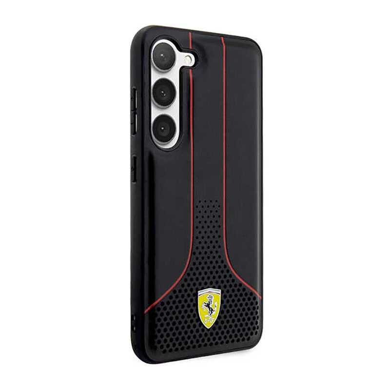Ferrari Perforated 296P Collection - Etui Samsung Galaxy S23+ (czarny)