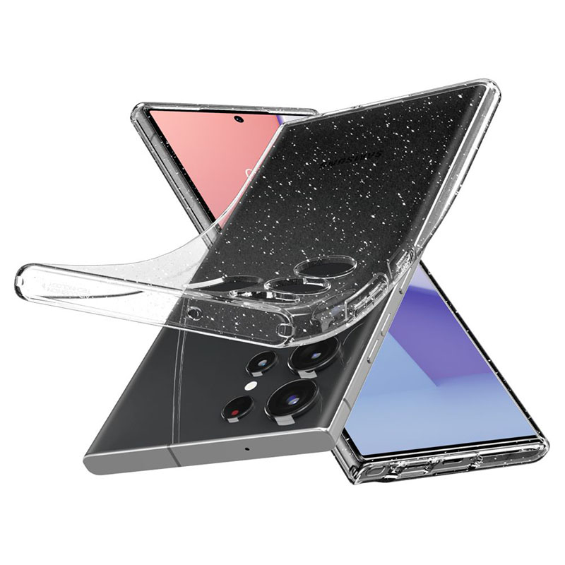 Spigen Liquid Crystal Glitter - Etui do Samsung Galaxy S23 (Przezroczysty)