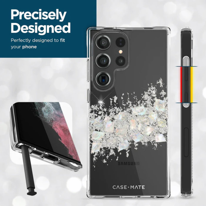 Case-Mate Karat - Etui Samsung Galaxy S23 Ultra zdobione masą perłową (A Touch of Pearl)