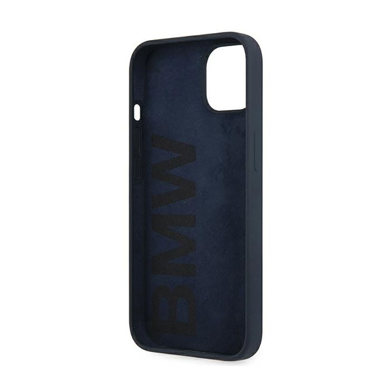 BMW Silicone Signature Logo - Etui iPhone 13 mini (granatowy)