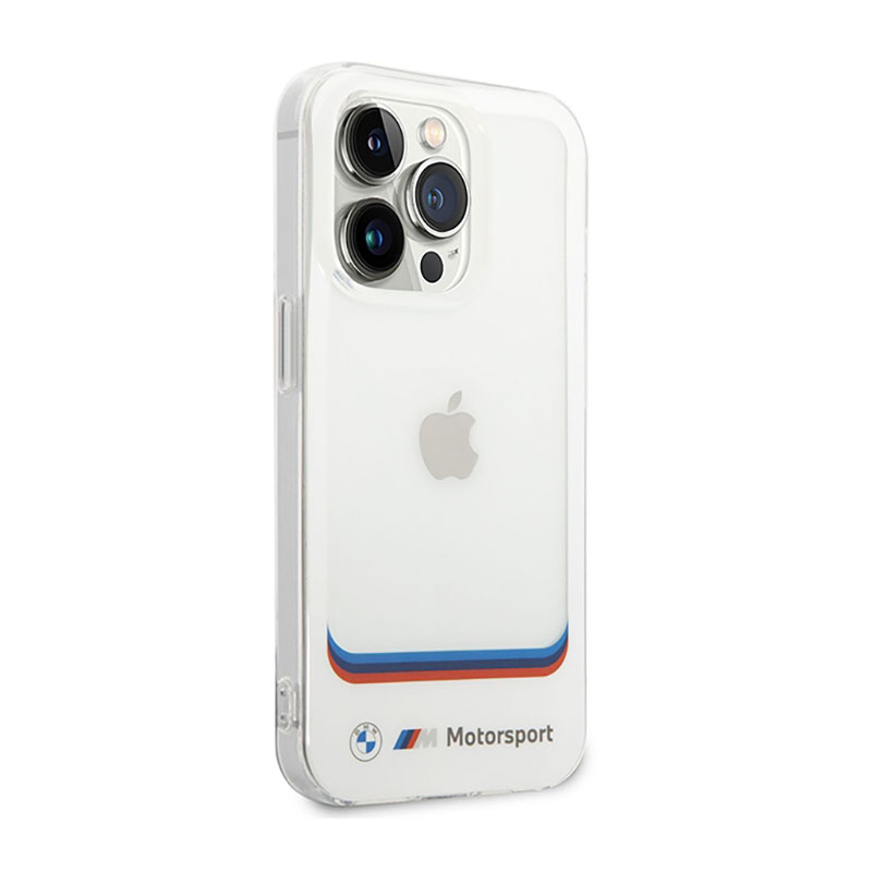 BMW Transparent Center - Etui iPhone 14 Pro (biały)
