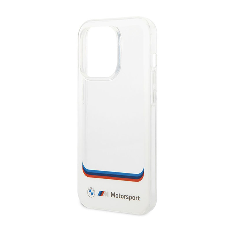 BMW Transparent Center - Etui iPhone 14 Pro (biały)