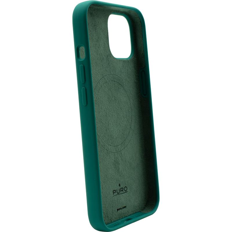 PURO ICON MAG - Etui iPhone 14 / 13 MagSafe (Dark green)