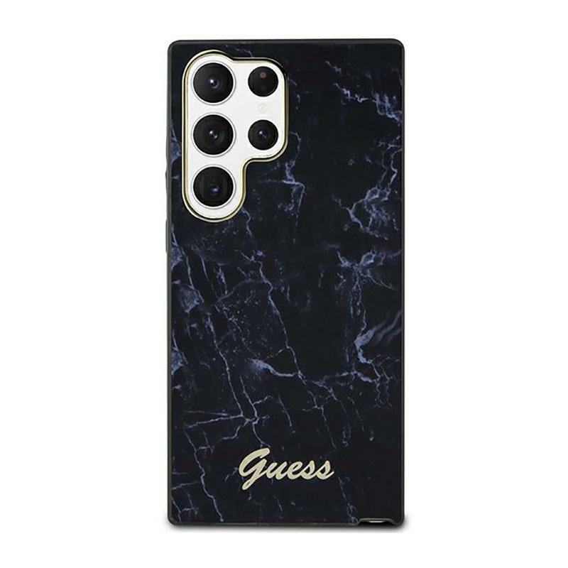 Guess Marble Collection - Etui Samsung Galaxy S23 Ultra (czarny)