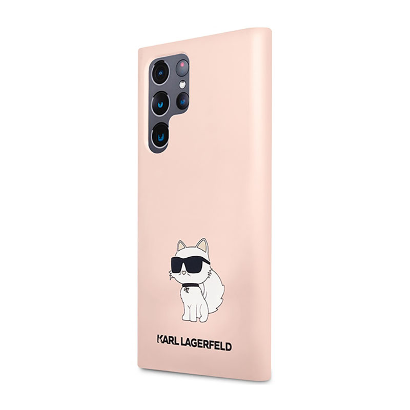 Karl Lagerfeld Silicone NFT Choupette - Etui Samsung Galaxy S23 Ultra (różowy)