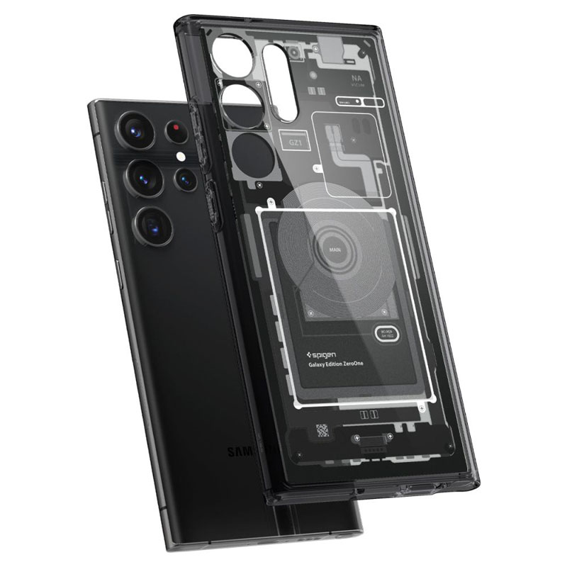 Spigen Ultra Hybrid - Etui do Samsung Galaxy S23 Ultra (Zero One)