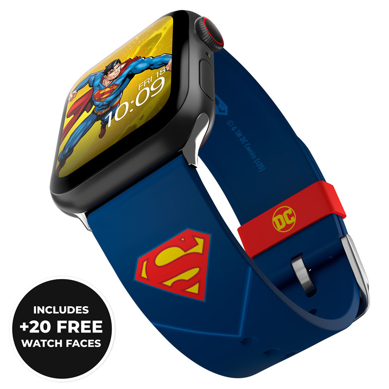 DC Comics - Pasek do Apple Watch 38/40/41/42/44/45/49 mm (Superman Tactical)