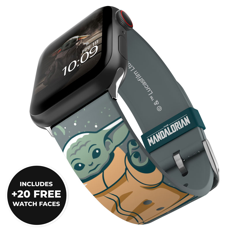 Star Wars - Pasek do Apple Watch 38/40/41/42/44/45/49 mm (The Mandalorian The Child)