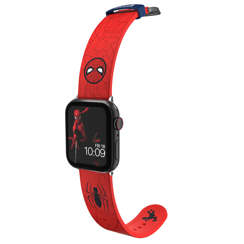 MARVEL - Pasek do Apple Watch 38/40/41/42/44/45/49 mm (Spider-Man Insignia)