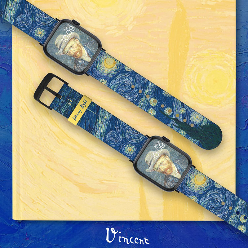 Van Gogh - Pasek do Apple Watch 38/40/41/42/44/45/49 mm (Starry Night)