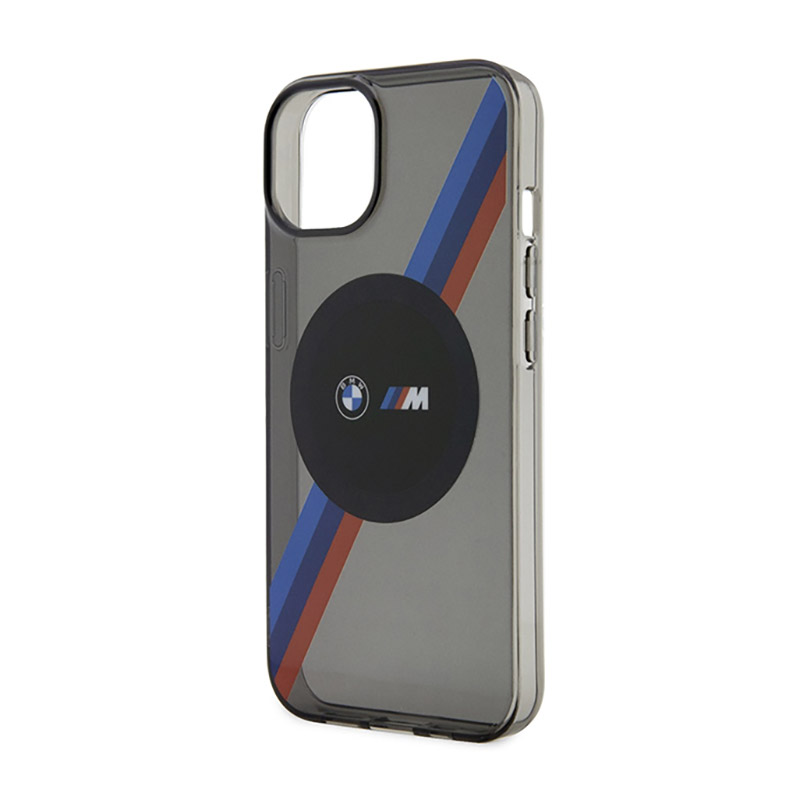 BMW Tricolor Stripes MagSafe - Etui iPhone 14 (Szary)