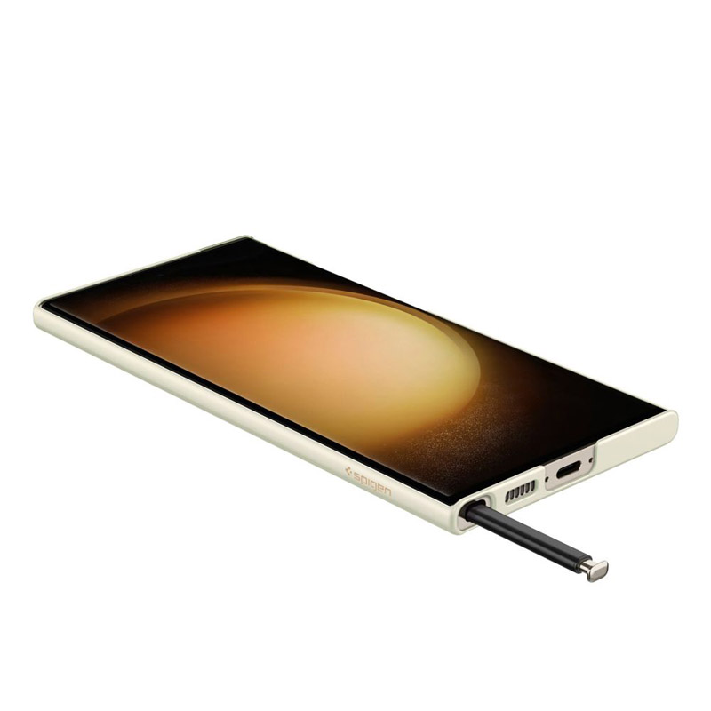 Spigen Airskin - Etui do Samsung Galaxy S23 Ultra (Shiny Cream)