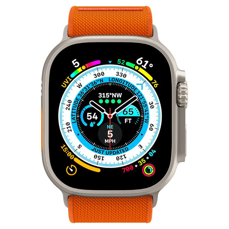 Spigen Fit Lite Ultra - Pasek do Apple Watch 42/44/45/49 mm (Pomarańczowy)