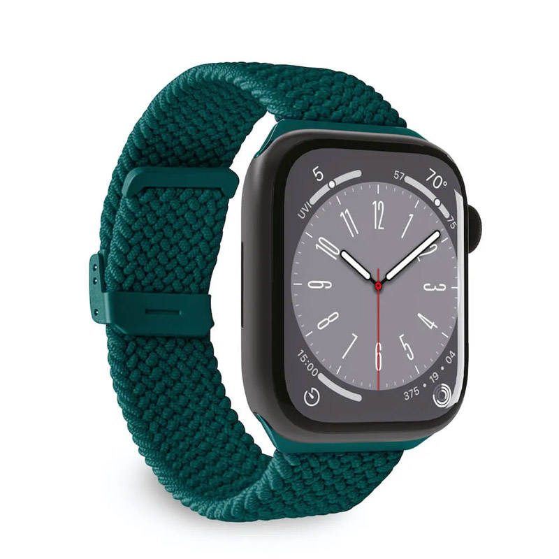 Puro Loop Band - Pleciony pasek do Apple Watch 42/44/45/49 mm (zielony)