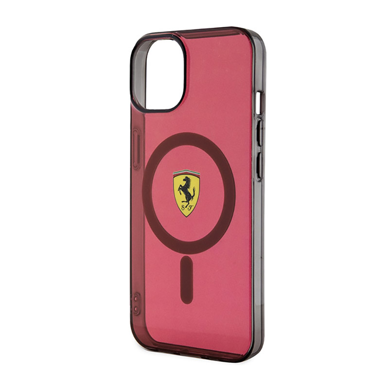 Ferrari Translucent MagSafe - Etui iPhone 14 (Czerwony)