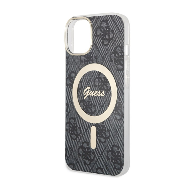 Guess 4G MagSafe - Etui iPhone 14 (Czarny)