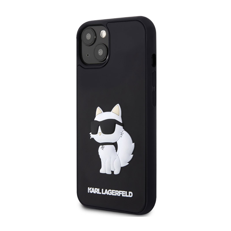 Karl Lagerfeld 3D Rubber NFT Choupette - Etui iPhone 14 (Czarny)