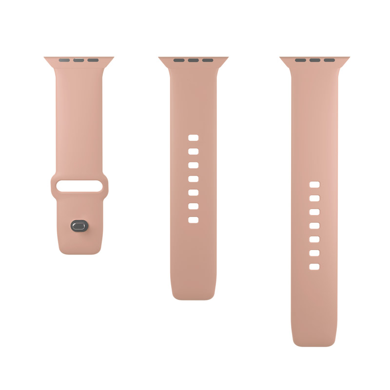 PURO ICON - Elastyczny pasek do Apple Watch 38/40/41 mm (S/M & M/L) (Dusty Pink)