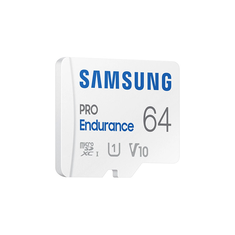 Samsung microSDXC Pro Endurance - Karta pamięci 64 GB Class 10 UHS-I/U1 100/40 MB/s z adapterem