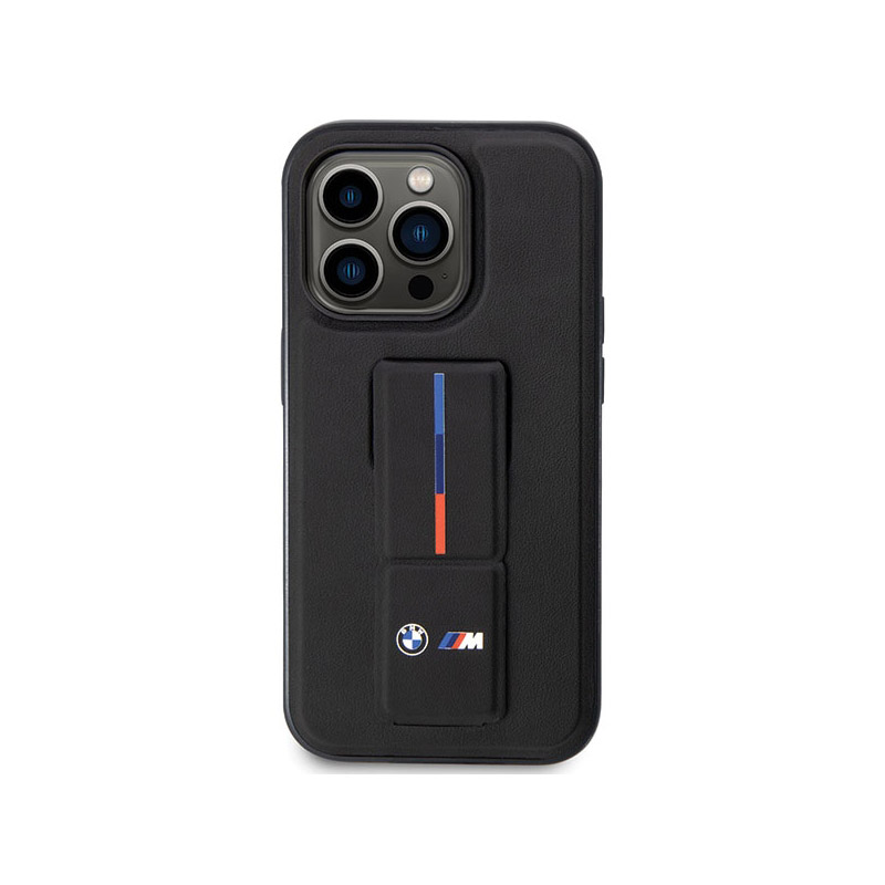 BMW Grip Stand Hot Stamp - Etui iPhone 14 Pro Max (czarny)